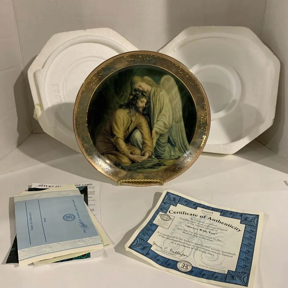 The Bradford Exchange Always with You Plate # 4744A